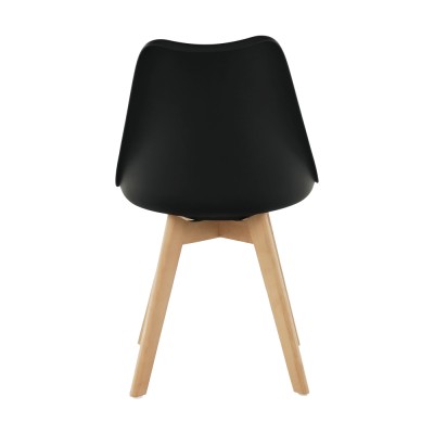 Scaun, negru/fag, BALI 3 NEW