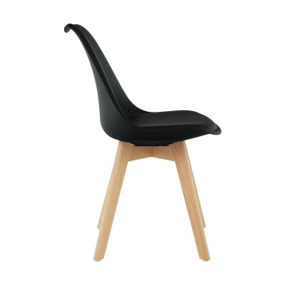 Scaun, negru/fag, BALI 3 NEW