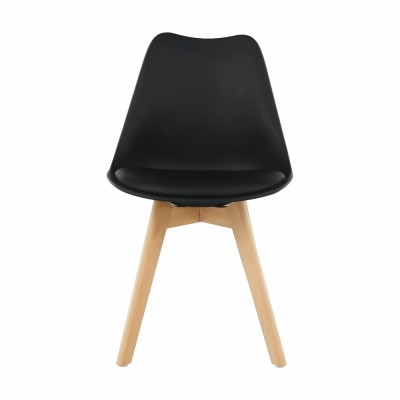 Scaun, negru/fag, BALI 3 NEW