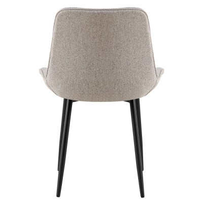 Scaun pentru sufragerie, bej/negru, ALIA