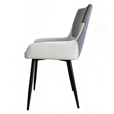 Scaun pentru sufragerie, gri /negru, ADRINA