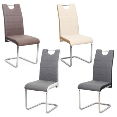 Scaun, piele ecologică bej, IZMA