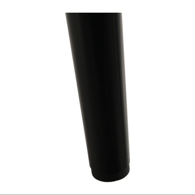 Scaun, piele ecologică galben/negru, HAZAL