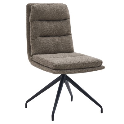 Scaun pivotant, bej/negru, LINA