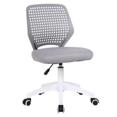 Scaun pivotant, gri/alb, SATOZ