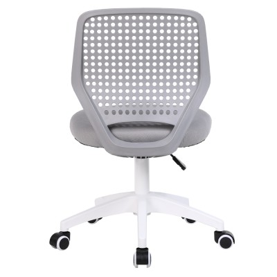 Scaun pivotant, gri/alb, SATOZ