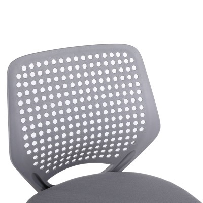 Scaun pivotant, gri/alb, SATOZ