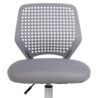 Scaun pivotant, gri/alb, SATOZ