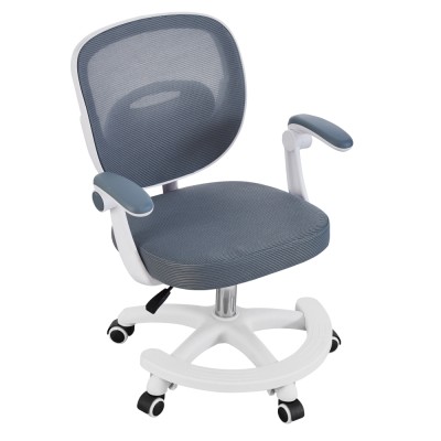 Scaun pivotant, gri/alb, TRIXI TYP 2