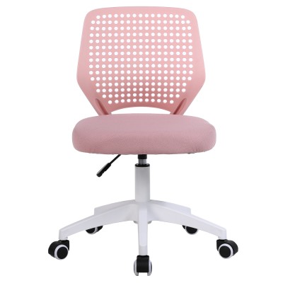 Scaun pivotant, roz/alb, SATOZ