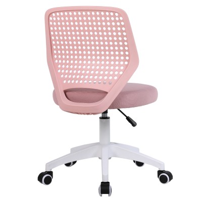 Scaun pivotant, roz/alb, SATOZ