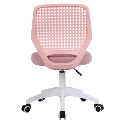 Scaun pivotant, roz/alb, SATOZ