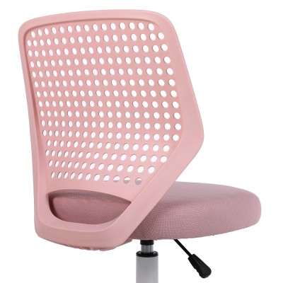 Scaun pivotant, roz/alb, SATOZ