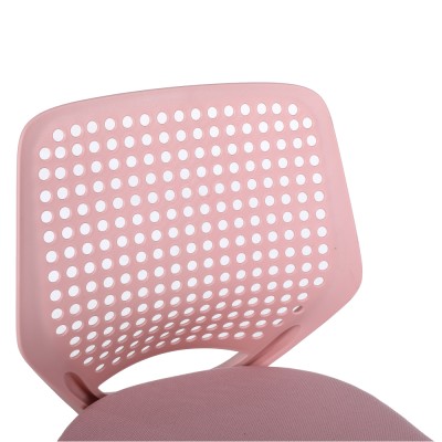 Scaun pivotant, roz/alb, SATOZ