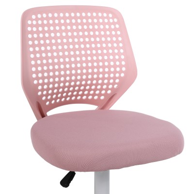 Scaun pivotant, roz/alb, SATOZ