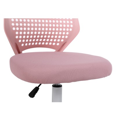 Scaun pivotant, roz/alb, SATOZ