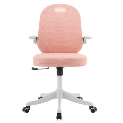 Scaun pivotant, roz/alb, TARIA