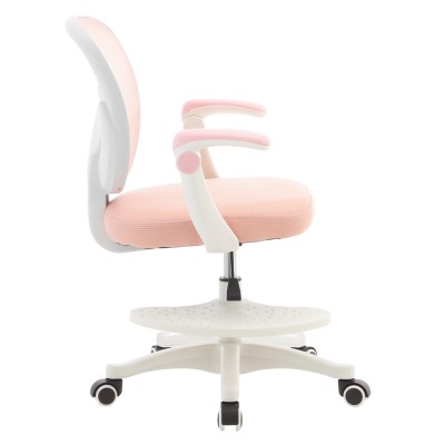 Scaun pivotant, roz/alb, TREXA