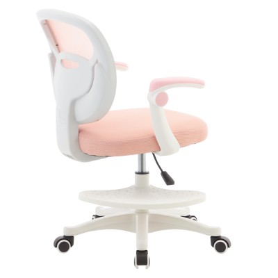 Scaun pivotant, roz/alb, TREXA