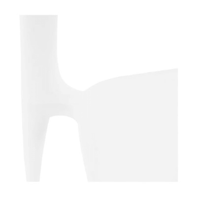 Scaun stivuibil, alb, FEDRA NEW