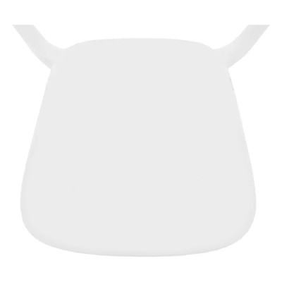 Scaun stivuibil, alb, FEDRA NEW