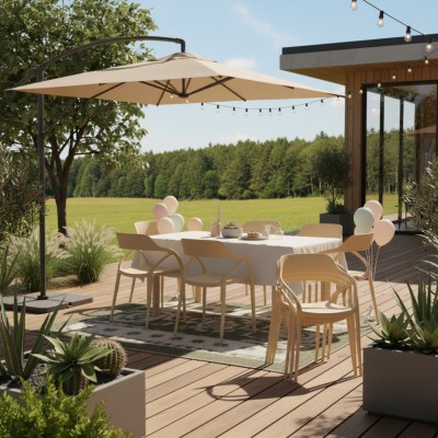 Scaun stivuibil, gri-maroniu Taupe, ALFIO