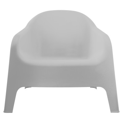 Scaun stivuibil, gri, plastic, SOKRA NEW