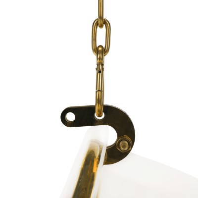 Scaun suspendat, transparent/ auriu/ gri, BUBBLE NEW TIP 1