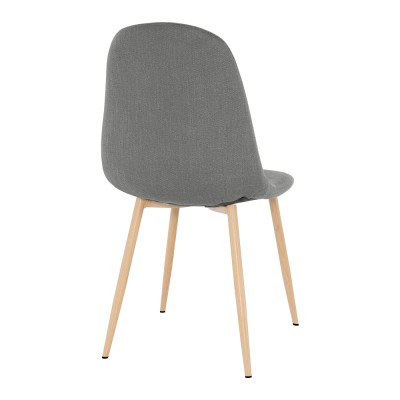 Scaun, textil gri închis/ fag, LEGA
