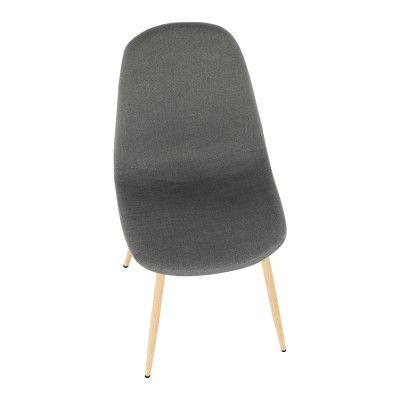 Scaun, textil gri închis/ fag, LEGA