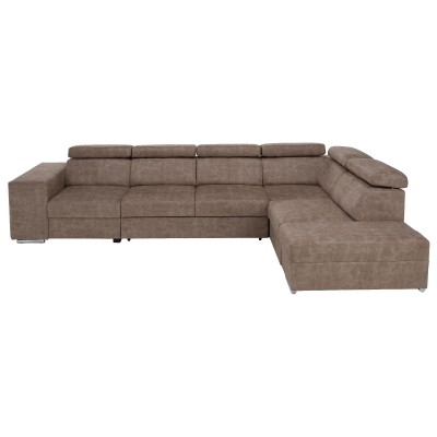 Set canapea, bej, pe dreapta, MALAGA BIG