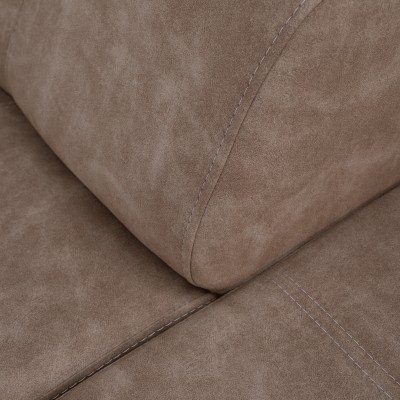 Set canapea, bej, pe dreapta, MALAGA BIG