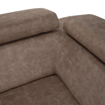 Set canapea, bej, pe dreapta, MALAGA BIG