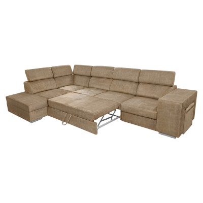 Set canapea, bej, pe stânga, MALAGA BIG