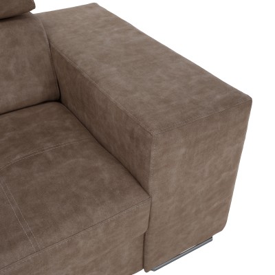 Set canapea, bej, pe stânga, MALAGA BIG