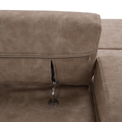 Set canapea, bej, pe stânga, MALAGA BIG