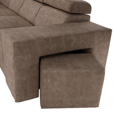 Set canapea, bej, pe stânga, MALAGA BIG