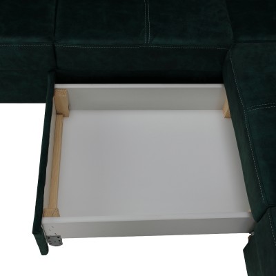 Set canapea, smarald, pe dreapta, MALAGA BIG