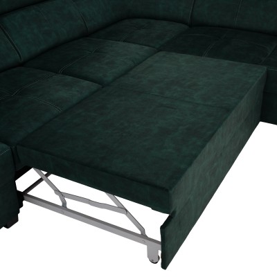 Set canapea, smarald, pe dreapta, MALAGA BIG