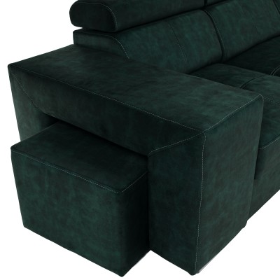 Set canapea, smarald, pe dreapta, MALAGA BIG