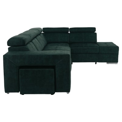 Set canapea, smarald, pe dreapta, MALAGA BIG