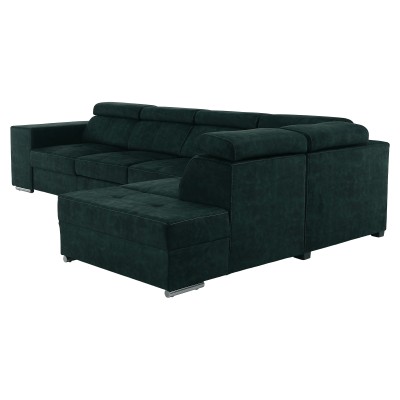 Set canapea, smarald, pe dreapta, MALAGA BIG