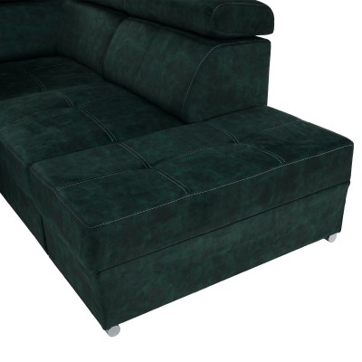 Set canapea, smarald, pe dreapta, MALAGA BIG