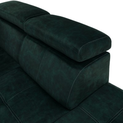 Set canapea, smarald, pe dreapta, MALAGA BIG