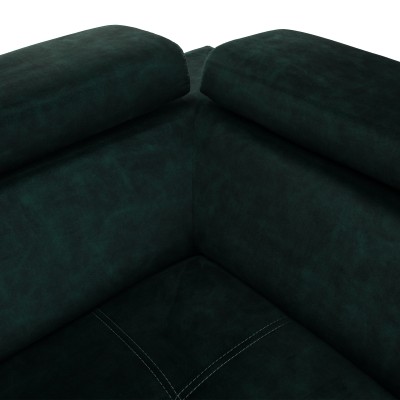 Set canapea, smarald, pe dreapta, MALAGA BIG