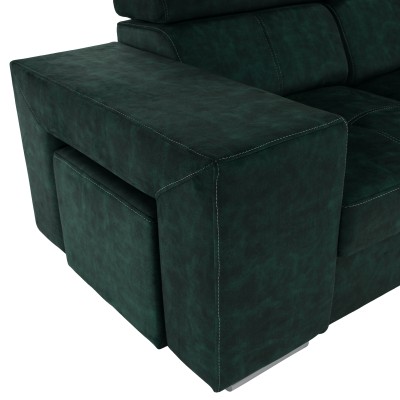 Set canapea, smarald, pe dreapta, MALAGA BIG