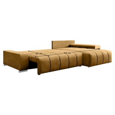 Set canapea universal, muştar, VEZAN ROH