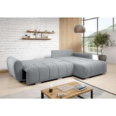 Set canapea universală, gri deschis, LONGA ROH