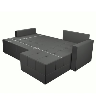 Set canapea universală, gri, DUAN ROH