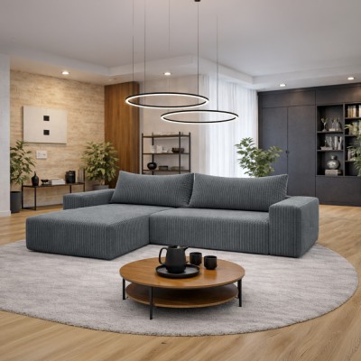 Set canapea universală, gri, PREMA ROH UNI